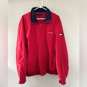 Tommy Hilfiger Classic Red Lightweight Zip Jacket